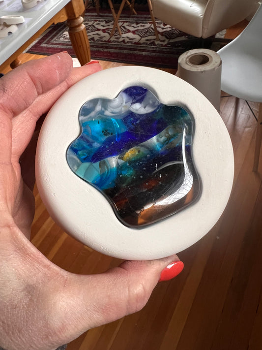 Standup Dog Paw - Fused Glass Casting Mold