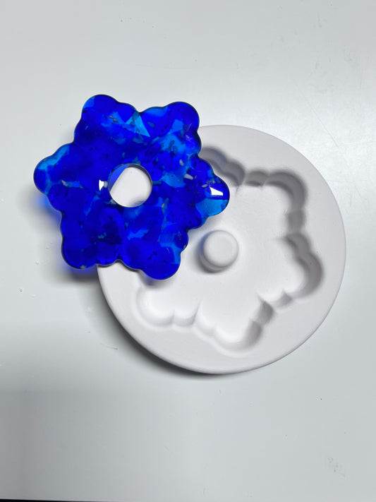 Snowflake (with Hole) - Fused Glass Mold