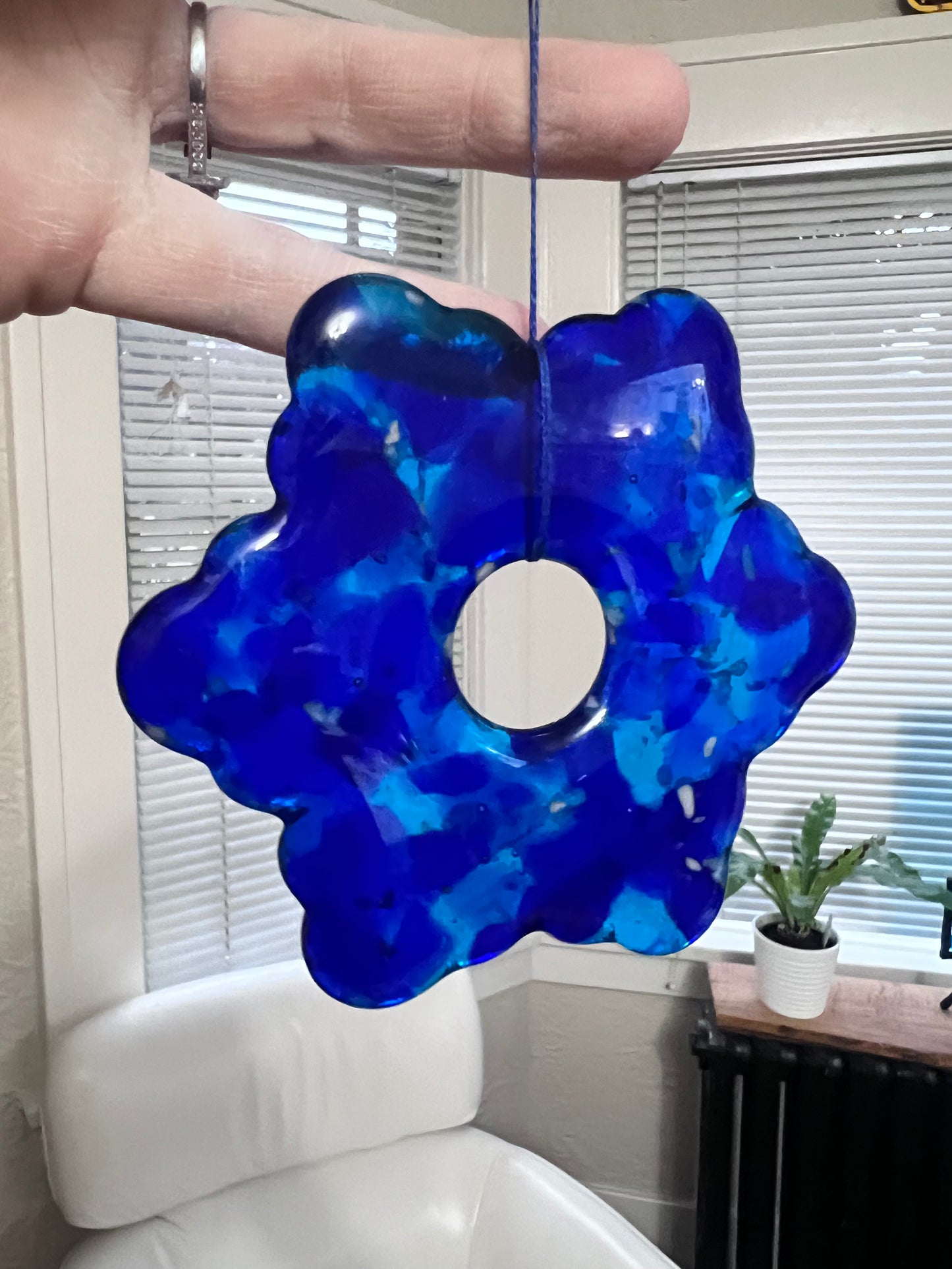 Snowflake (with Hole) - Fused Glass Mold